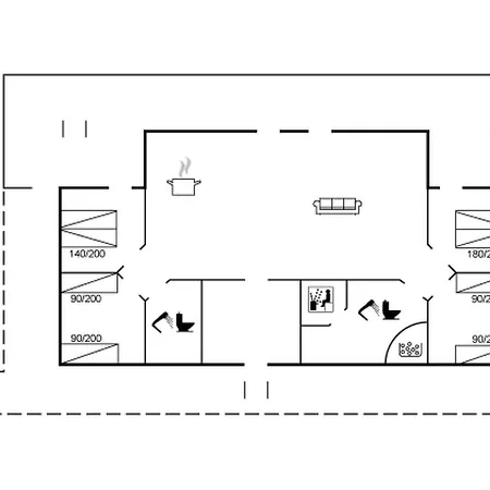 Nyaraló Merrit - 280m From The Sea By Interhome *